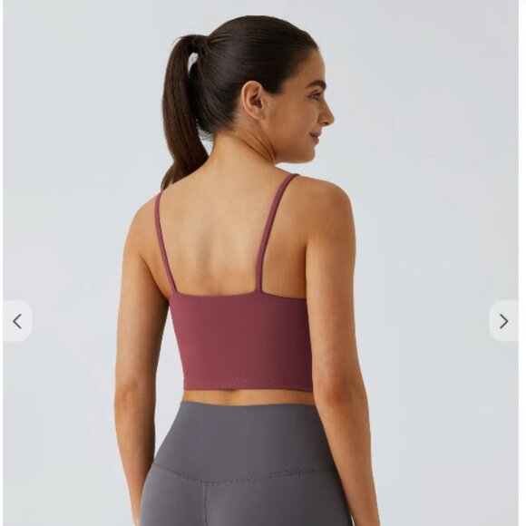 NWT Halara Cami Skinny Cropped Running Tank Top - Picture 2 of 2